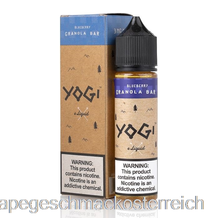 Blaubeer-Müsliriegel – Yogi E-Liquid – 60 Ml, 0 Mg Vape-Geschmack